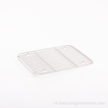 Non-Sitck Silver SS304 BBQ Grill Rooster Grid